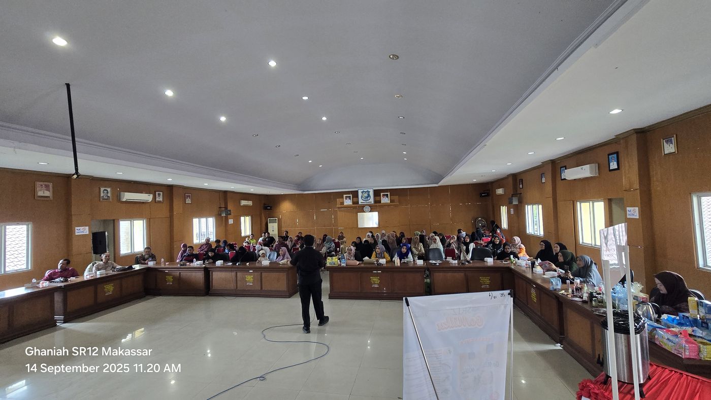 Kegiatan home sharing Ghaniah dari jarak jauh